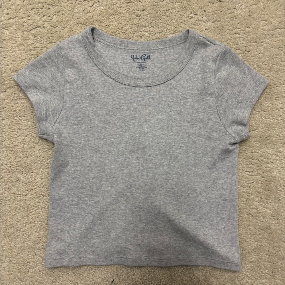 John Galt Gray Baby Tee
